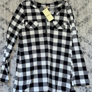 Plaid long sleeve